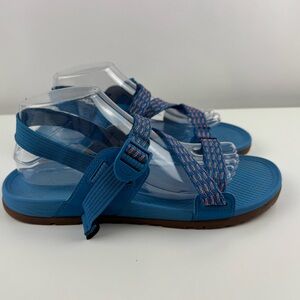 Chaco Lowdown Women’s 10 Blue Ankle‎ Strap Sport Gladiator Sandals Shoes